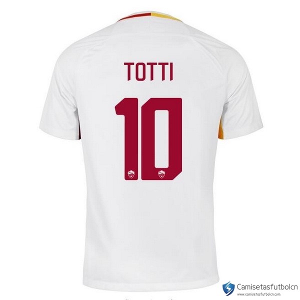 Camiseta AS Roma Segunda equipo Totti 2017-18